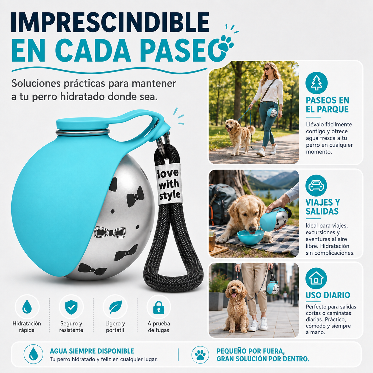 WaterBy | Bebedero Portátil